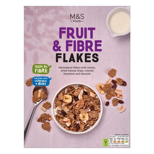 M&S fruit & fibre flakes