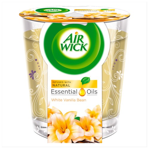 Airwick White Vanilla Bean Candle
