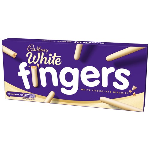 Cadbury Dairy Milk Fingers White Chocolate Biscuits