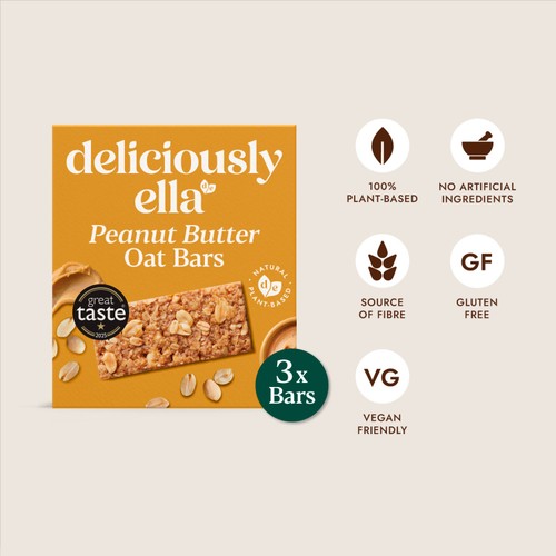 Deliciously Ella Peanut Butter Oat Bar Multipack