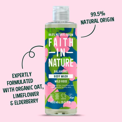 Faith in Nature Wild Rose Body Wash 