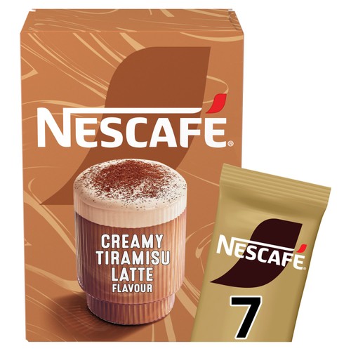 Nescafe Latte Tiramisu Instant Coffee Sachets