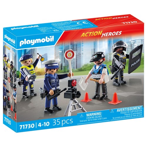 Playmobil 71730 Action Heroes Police Figure Set