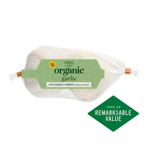 M&S Organic Garlic