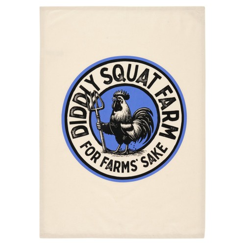 Diddly Squat Farm Cockerel Tea Towel