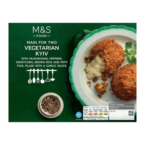 M&S Vegetarian Kyivs