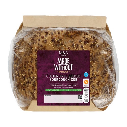 M&S Made Without Seeded Sourdough Cob