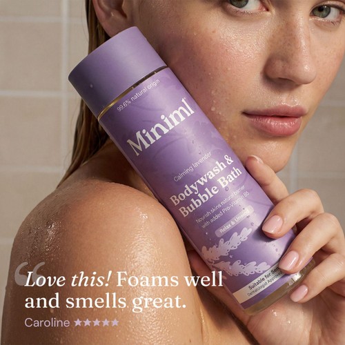 Miniml Body Wash & Bubble Bath Calming Lavender
