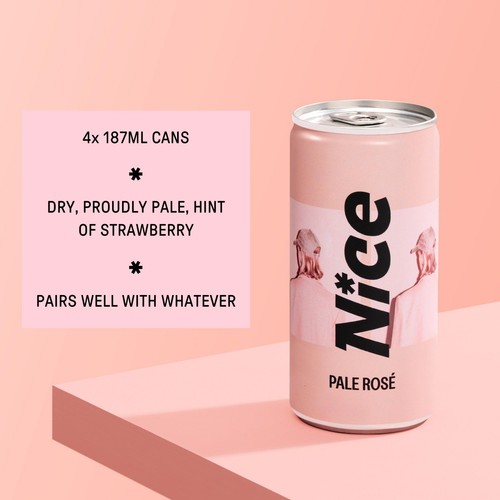 Nice Pale Rose Can Multipack