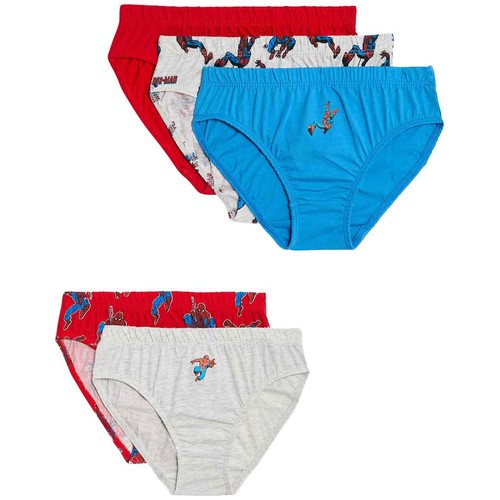 M&S Pure Cotton Spider-Man Briefs, 3-4 Years, Multi