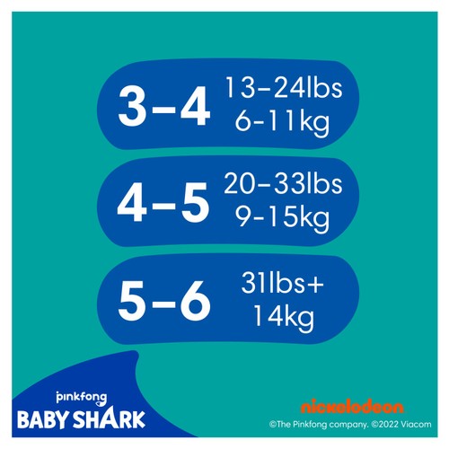 Pampers Splashers Swim Nappies, Size 3-4 (6-11kg)