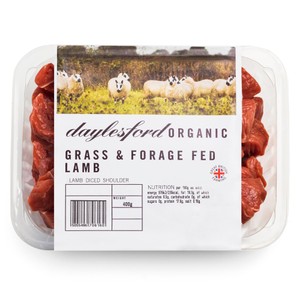 Daylesford Organic Pastured Diced Shoulder of Lamb