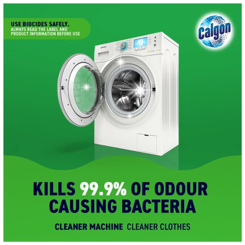 Calgon Antibacterial Washing Machine Water Softener Gel