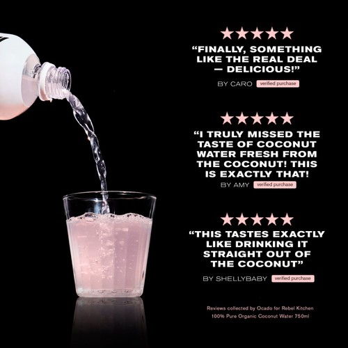 Rebel Kitchen 100% Pure Organic Coconut Water