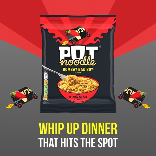 Pot Noodle Bombay Bad Boy Instant Noodles 115g