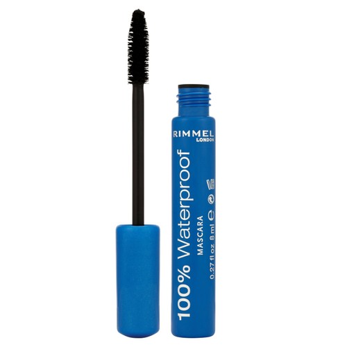 Rimmel 100% Waterproof Mascara 001 Black Black