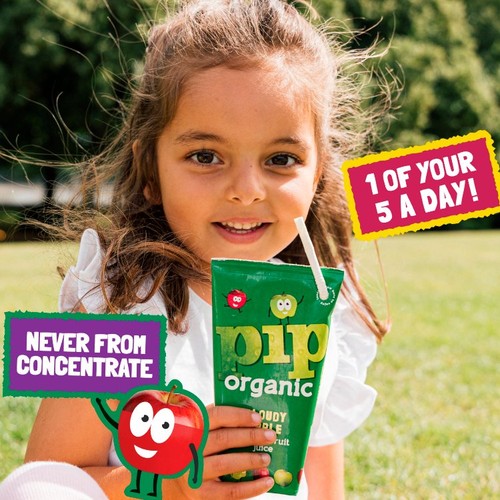 Pip Organic Cloudy Apple Juice Cartons