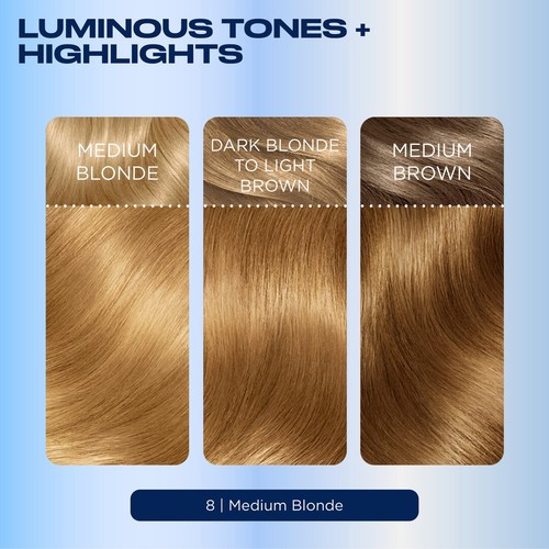 Clairol Nice'n Easy Hair Dye, 8 Medium Blonde