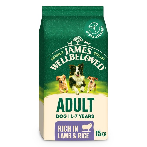 James Wellbeloved Adult Dry Dog Food Lamb & Rice 15kg