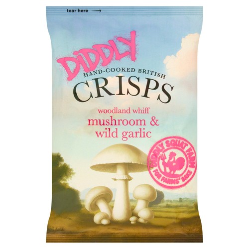 Diddly Squat Farm Mushroom & Wild Garlic Crisps
