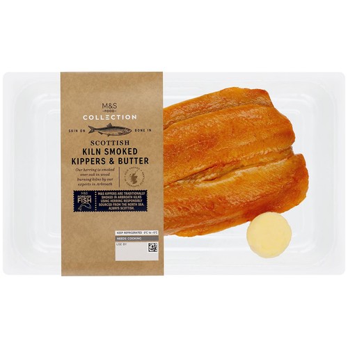 M&S Scottish Kiln Smoked Kippers & Butter