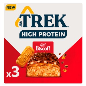 TREK High Protein Low Sugar Choc Caramel Protein Bars Multipack