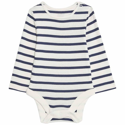 M&S Denim Dungaree, 0-3 Months, Dark Denim