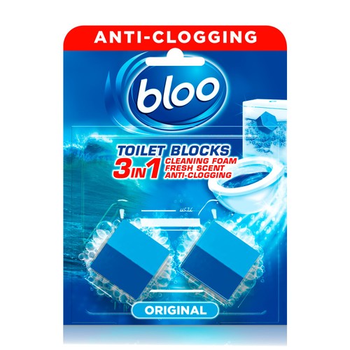 Bloo Original Blue Toilet Rim Blocks
