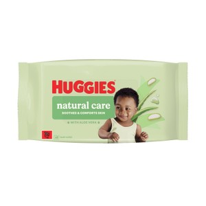 Huggies Natural Care Plastic Free Baby Wipes 48 Pack