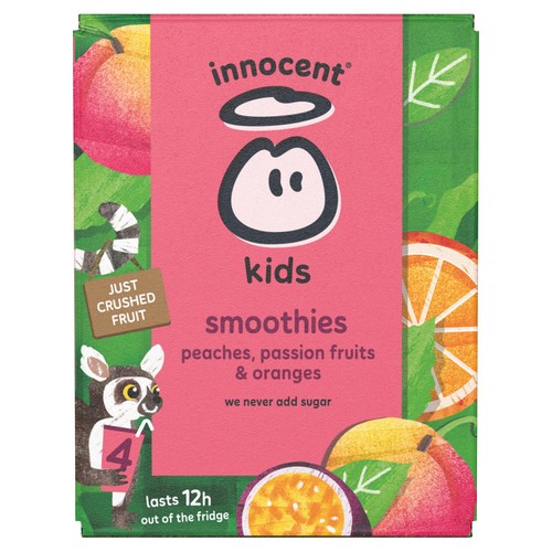 Innocent Kids Peaches, Passion Fruits & Oranges Smoothies