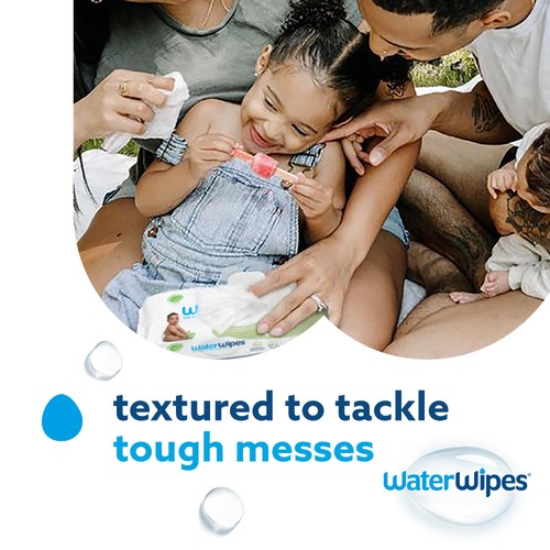 WaterWipes Baby Wipes Sensitive Weaning Plastic Free Wipes 720 Wipes 