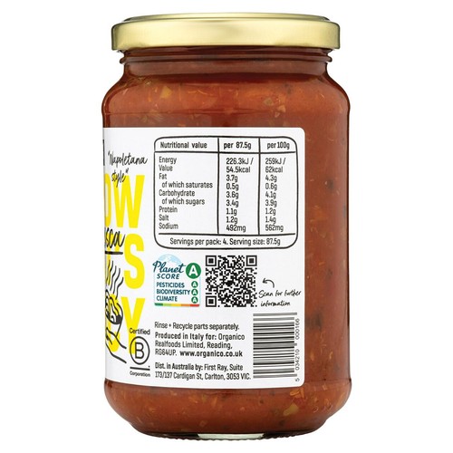 Realfoods Organic Puttanesca Sauce