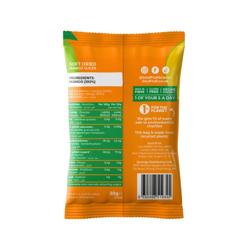 Soul Fruit Soft Dried Keo Mango