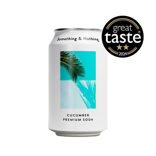 Something & Nothing Cucumber Premium Soda, 330ml Something & Nothing Cucumber Premium Soda, 330ml