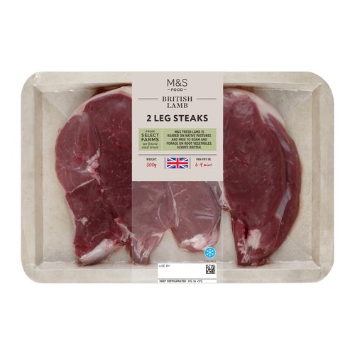 M&S 2 Lamb Leg Steaks