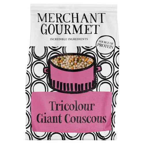 Merchant Gourmet Dried Giant Tricolour Couscous