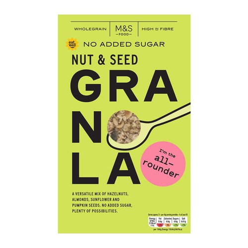 M&S No Added Sugar Seed & Nut Granola
