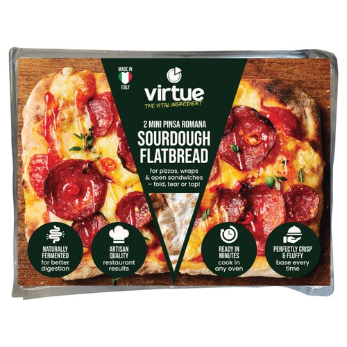 Virtue Pinsa Romana Sourdough Mini Flatbread
