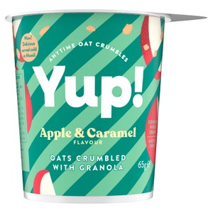 Yup! Caramel & Apple Crumbled Oats with Granola Cereal Pot