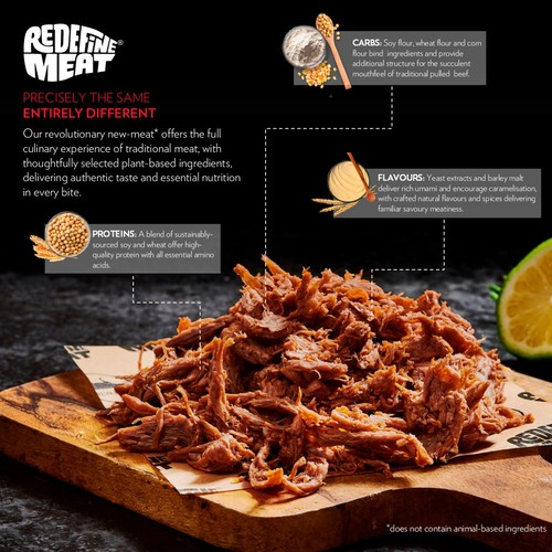 Redefine Meat Plant Based Pulled Beef