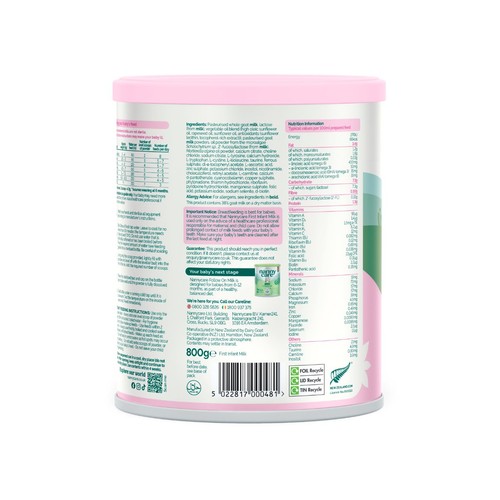 Nannycare Goat Stage 1 First Infant Milk Formula