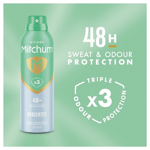 Mitchum Women Invisible Unscented Anti-Perspirant Deodorant