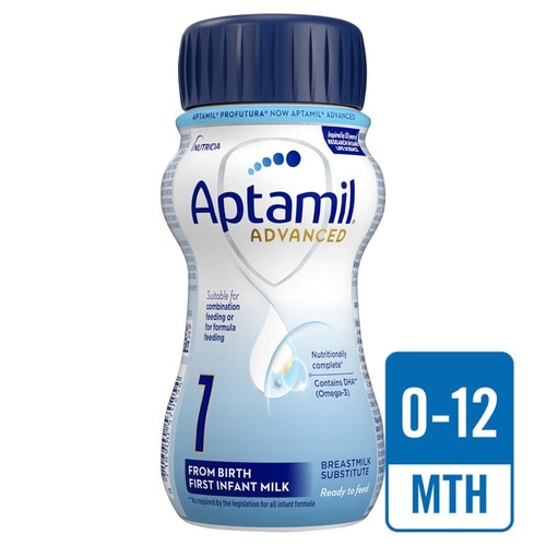Aptamil Advanced 1 First Infant Baby Milk Formula Liquid from Birth