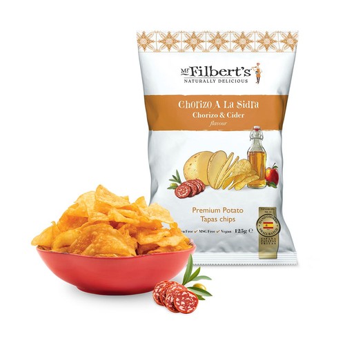 Mr Filbert's Chorizo & Cider Premium Potato Tapas Crisps