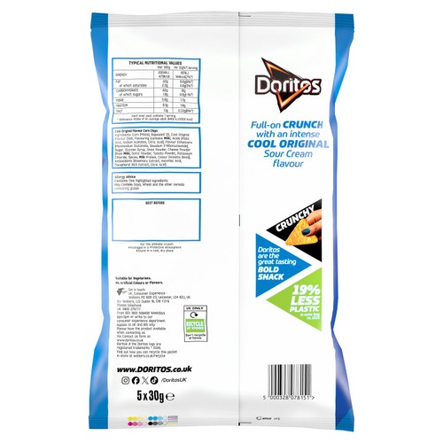 Doritos Cool Original Tortilla Chips Multipack Crisps