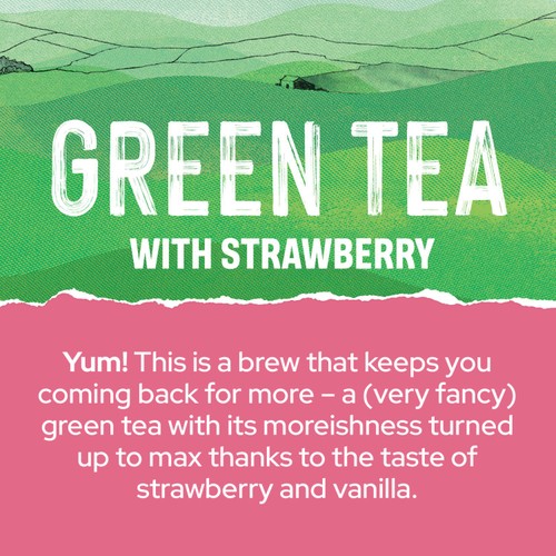 Yorkshire Tea Green Tea with Strawberry Tea Bags