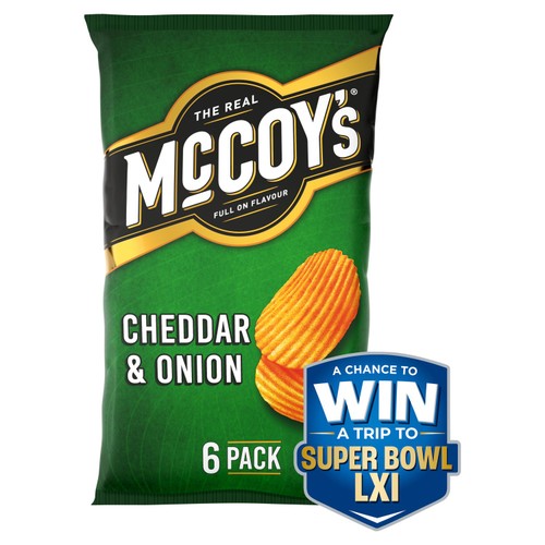 McCoy's Cheddar & Onion Multipack Crisps