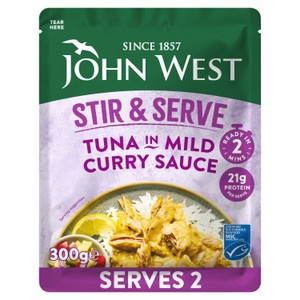 John West Tuna S&S Mild Curry MSC
