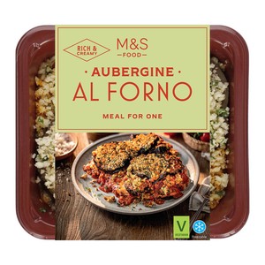 Aubergine Al Forno Serves 1