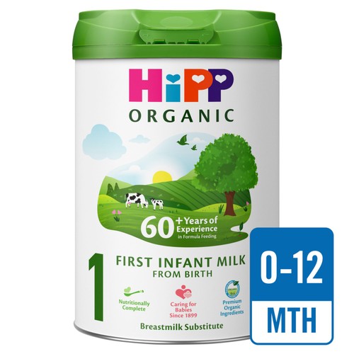 HiPP Organic 1 First Infant Baby Milk Powder Formula From Birth